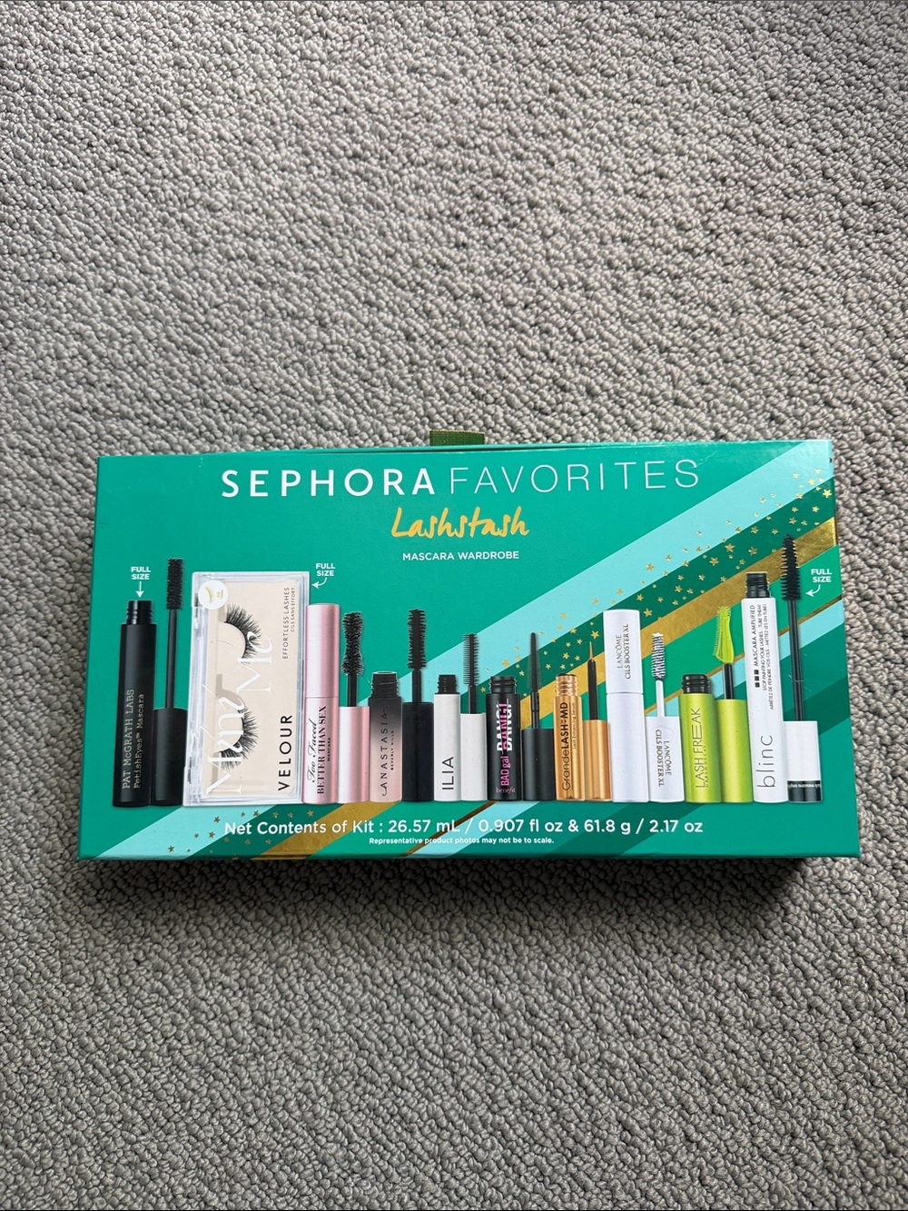 Sephora Favorites Lashstash Mascara Set - Teal & Gold Accents